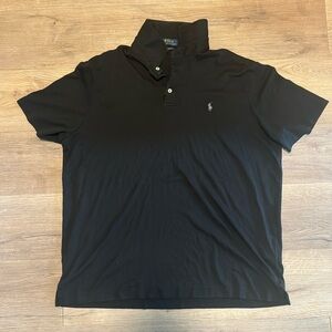 Ralph Lauren Men’s Polo - Black (Classic Fit) - Size XL